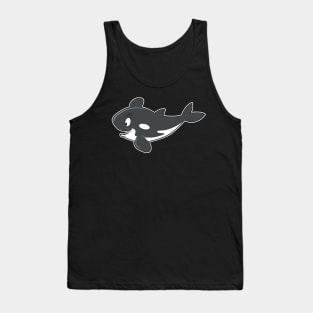 Swimming orca Tank Top